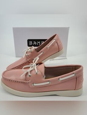 Bamboo Pink Women's Boat Shoes Size 7
